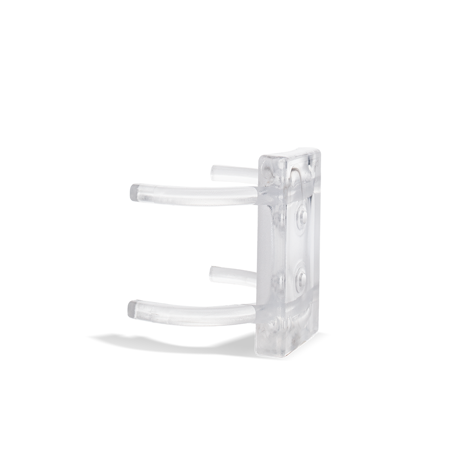 Plastic holder for 400 ml dispenser TRANSPARENT