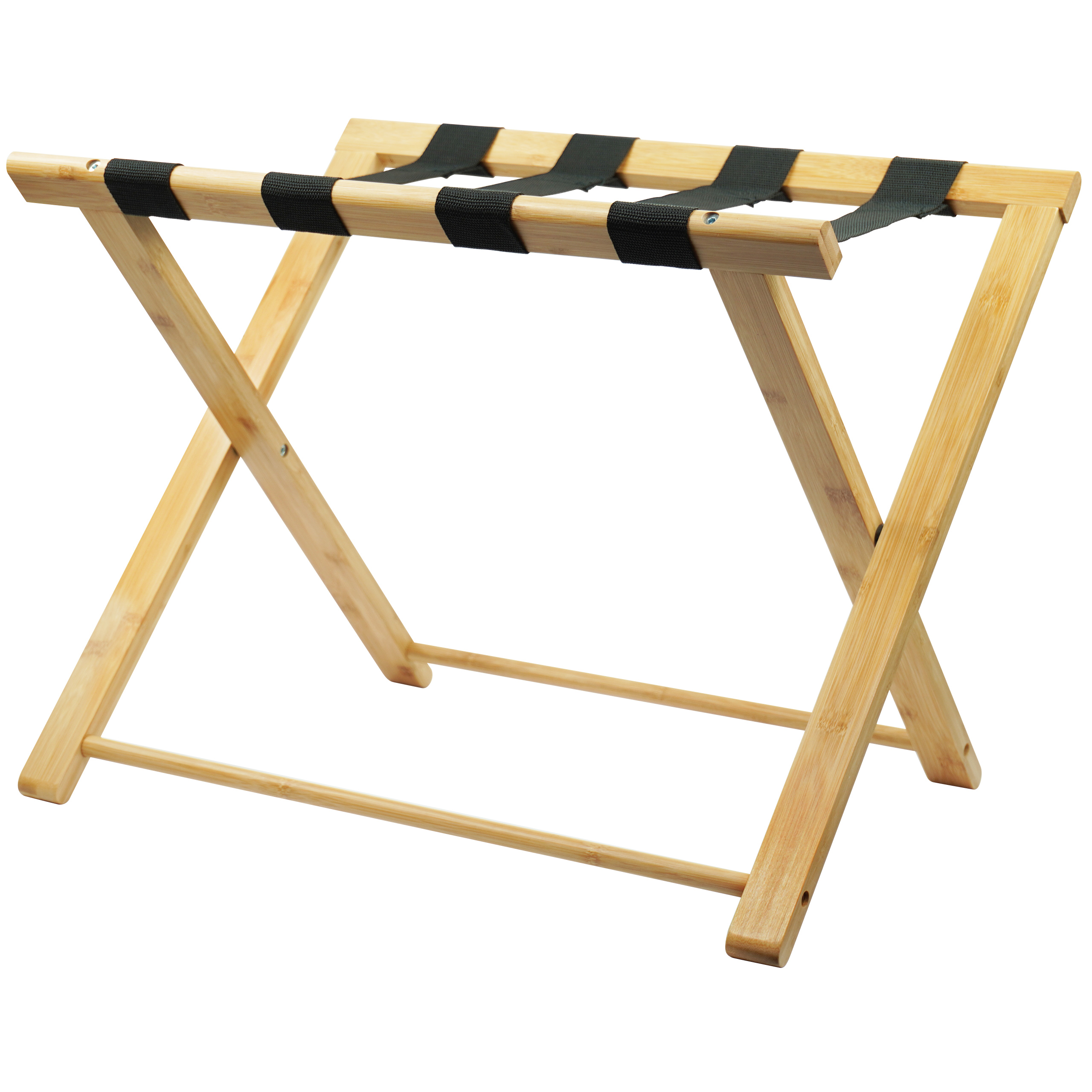 DELTA backless luggage rack, made of bamboo