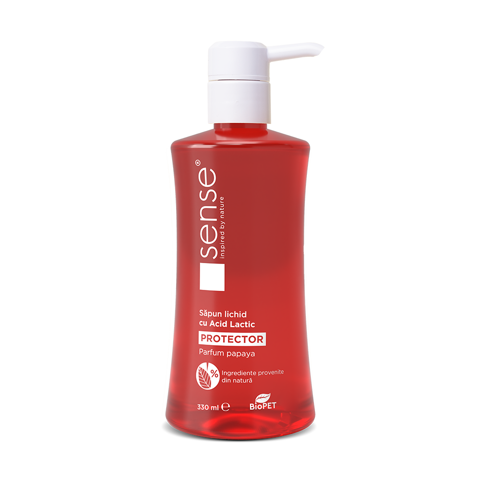 Liquid Soap with Lactic Acid pH4, Sense, 330 ml