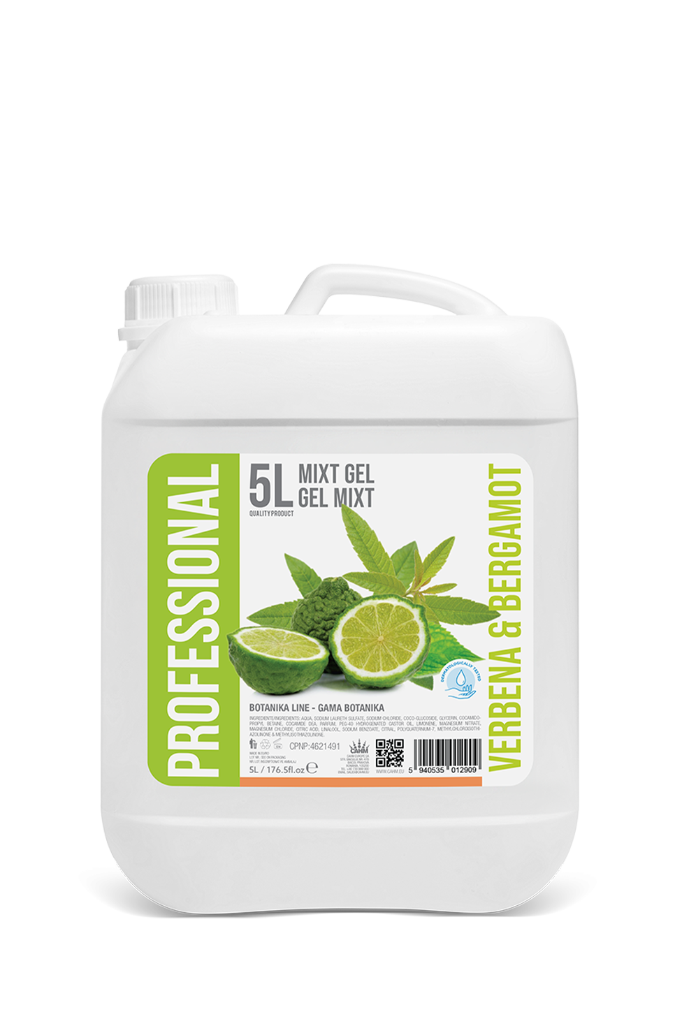 Mixt Gel Verbena and Bergamot, 5L Canister - PROFESSIONAL