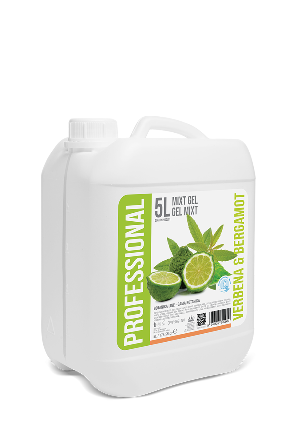 Mixt Gel Verbena and Bergamot, 5L Canister - PROFESSIONAL