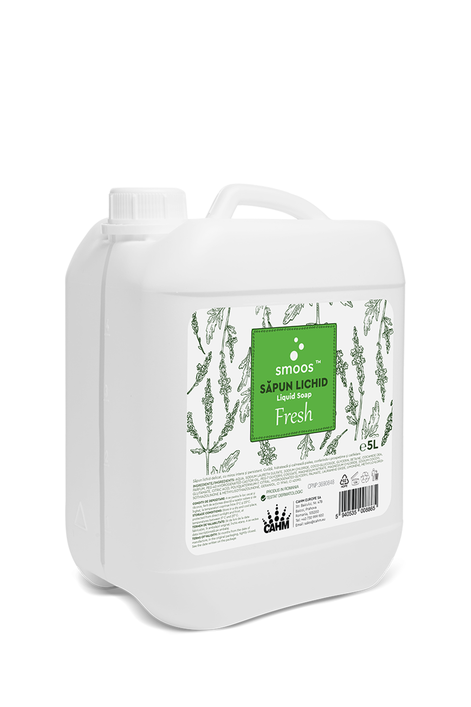 Liquid Soap Verbena, 5L Canister - SMOOS FRESH